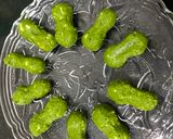 A picture of step 6 of Golden Cheesy Palak Nuts 🥜.