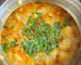 A picture of step 5 of Curd aloo.