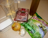 Foto del paso 1 de la receta: Alcachofas rehogadas con bacon