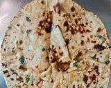A picture of step 3 of Methi paratha.