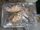 Pollo al horno a las finas hierbas con guarnición