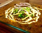A picture of step 4 of Daal Makhni.