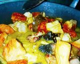 Foto langkah ke 5 dari resep Cucut Tahu Santan Cabe Ijo.