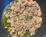 Une image de l'étape 1 de Spaghettis thon-câpres-olives.