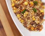 A picture of step 6 of Plombs petit beef stir fry.