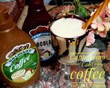 A picture of step 3 of Cappuccino cold coffee.