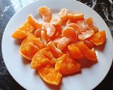 Foto del paso 2 de la receta: Torta de mandarina🍊 en licuadora con harina integral🧉