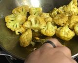 A picture of step 2 of Cauliflower Sabji/Aloo-Phulkopir Dalna: Typical Bengali Style (No Onion-Garlic).