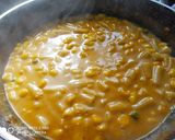 A picture of step 1 of Penne Masala pasta.