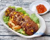 Hình bước làm 5 của món Heo Viên Bắp Chiên