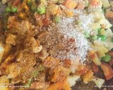 A picture of step 3 of Vegetable poha.