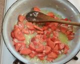 A picture of step 2 of Pork Meatballs in Onion and Carrot Sauce.