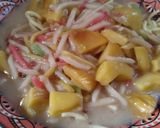 Gambar langkah 13 resipi Bubur Mee Chacha&Nangka.