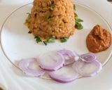 A picture of step 6 of Masoor ki bhuni dal.