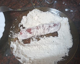 Foto del paso 3 de la receta: Flamenquines con papas fritas y ensalada
