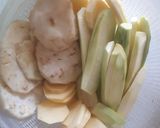 عکس مرحله 1 از دستور غذای ساده بدون گوشت😊