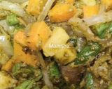 A picture of step 7 of Authentic Karnataka Style Vegetable Pulao.