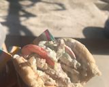 Foto del paso 11 de la receta: Gyros pita, comiendo por las calles de Atenas