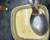 A picture of step 5 of Caramel Egg pudding.