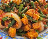 Foto langkah ke 3 dari resep Tumis Kacang Panjang Tempe Sambel Kecombrang.
