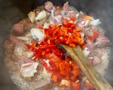Foto del paso 1 de la receta: Guiso de fideos con carne y verduras