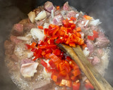 Foto del paso 1 de la receta: Guiso de fideos con carne y verduras