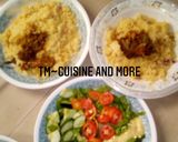 A picture of step 3 of Cuscuss and chicken Sauce.