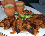 A picture of step 15 of Tawa kabab.