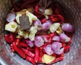 Foto langkah ke 2 dari resep Sambal Tanak Belacan Khas Melayu.