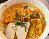 Hình bước làm 5 của món Bún huế chay
