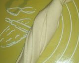 A picture of step 6 of Laccha paratha.