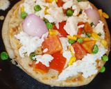 रोटी पिज़्ज़ा (roti pizza recipe in Hindi) रेसिपी चरण 3 फोटो