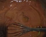 Foto langkah ke 4 dari resep Bolu kukus coklat mekar tanpa telur tanpa mixer.