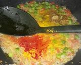 A picture of step 2 of Paneer nawabi (own creation).