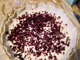 Tarte cranberry façon cheesecake