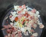 Une image de l'étape 2 de Petits légumes aux lardons.