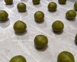 Foto langkah ke 5 dari resep Matcha Almond Cookies.