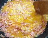 Foto del paso 3 de la receta: Huevos revueltos con jamón 🍳
