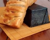 Foto del paso 2 de la receta: Pan acordeón con jamón queso