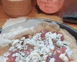 صورة لخطوة 2 من وصفة فطير جاهز بحشوة البيتزا والبسطرمة (جوع اخر الليل)