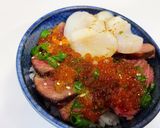 蒜香牛排海味丼飯的食譜步驟13照片