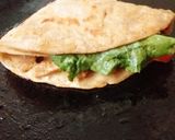 A picture of step 8 of Chicken wraps.