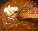 A picture of step 7 of Mushroom Matar.