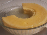 Flan de polenta y coco