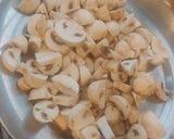 A picture of step 5 of Bachemel sauce pasta.