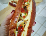 Foto del paso 3 de la receta: Brioche con pulled pork, queso brie y mermelada de tomate