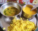 A picture of step 2 of Kesar Aamras.