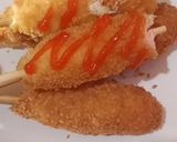 Foto langkah ke 4 dari resep Corndog Sosis dan Mozzarella.