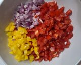 عکس مرحله 1 از دستور سالاد گوجه فرنگی 😋