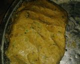 A picture of step 2 of Baisen ke prathay with chutni.